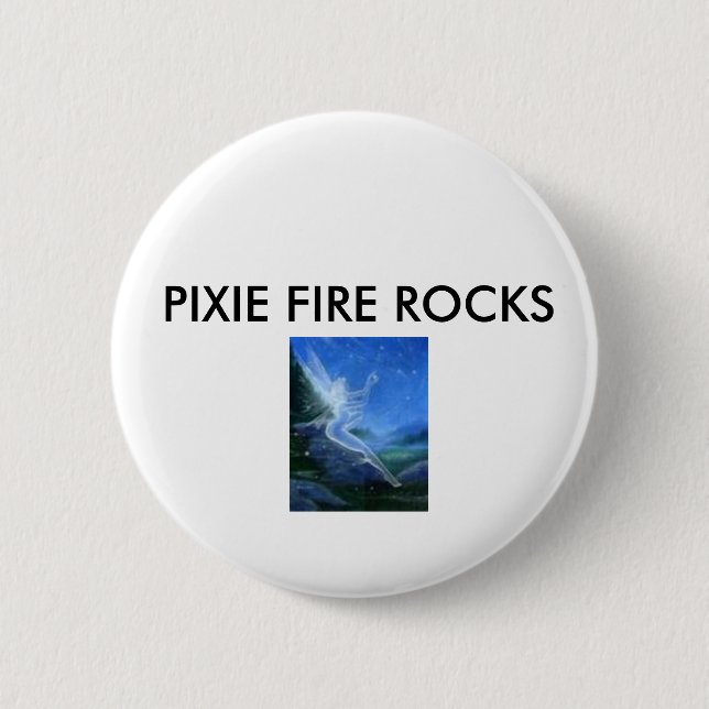 Badge Rond 5 Cm libérez 3, ROCHES du FEU de LUTIN (Devant)