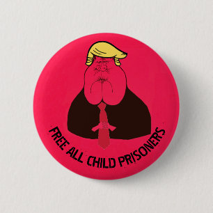 Badge Rond 5 Cm Libérez tous les enfants détenus