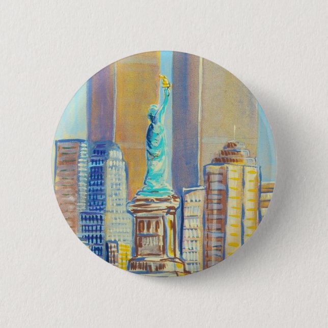 Badge Rond 5 Cm Liberté (Devant)