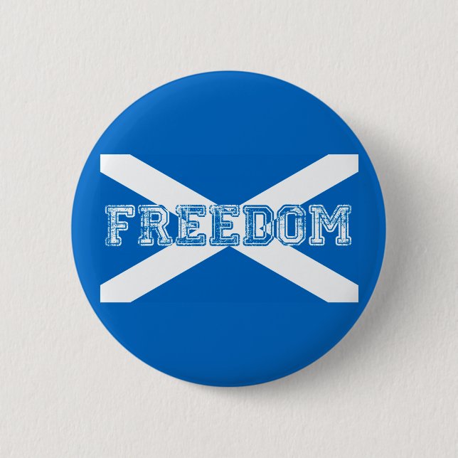 Badge Rond 5 Cm Liberté écossaise d'indépendant de l'Ecosse de (Devant)