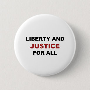 Badge Rond 5 Cm Liberté et JUSTICE pour tous