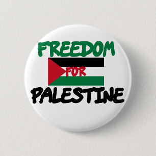 Badge Rond 5 Cm Liberté pour la Palestine