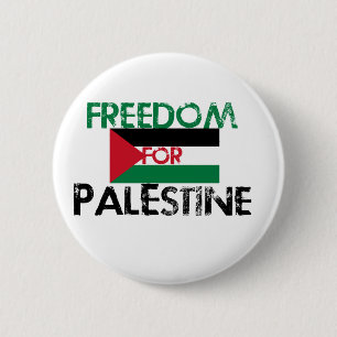 Badge Rond 5 Cm Liberté pour la Palestine