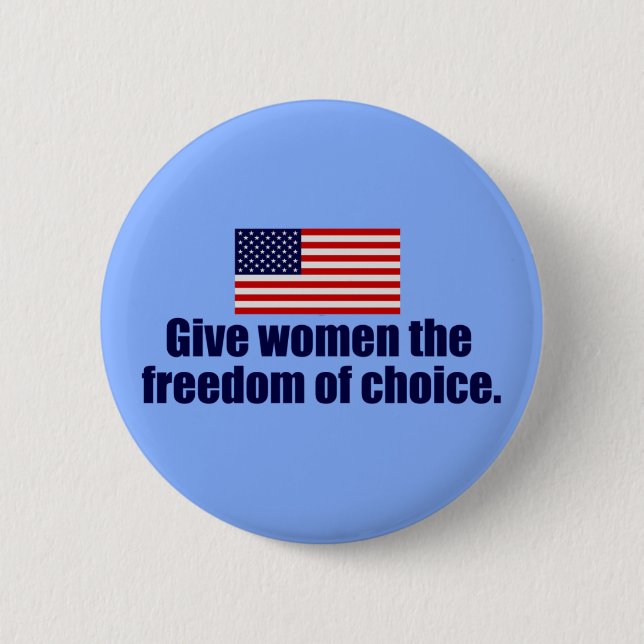 Badge Rond 5 Cm Liberté Pro Choice (Devant)