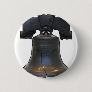 Badge Rond 5 Cm Liberty Bell
