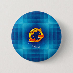 Badge Rond 5 Cm libra horoscope