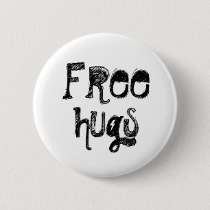 Badge Rond 5 Cm Libre, étreintes
