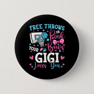 Badge Rond 5 Cm Libre Jeu ou des vaches roses Gigi vous aime Gende