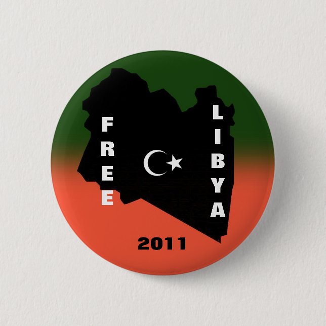 BADGE ROND 5 CM LIBYE LIBYE 2011 (Devant)