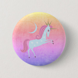 Badge Rond 5 Cm licorne magique