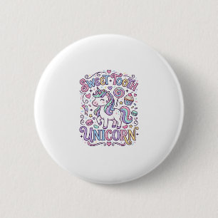 Badge Rond 5 Cm Licorne Sweet Tooth Licorne Conception de merchand