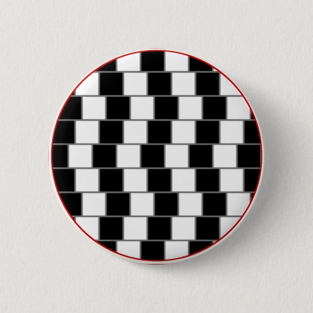 Badge Rond 5 Cm Lignes parallèles (Devant)
