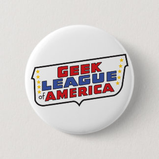 Badge Rond 5 Cm Ligue de Geekl de bouton rond de l'Amérique