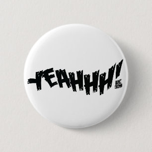 Badge Rond 5 Cm Lil Jon "Yeeeah !" Noir