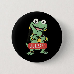Badge Rond 5 Cm Lil Lizard Funny Lizard Trending Meme