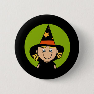 Badge Rond 5 Cm Lil' Witch