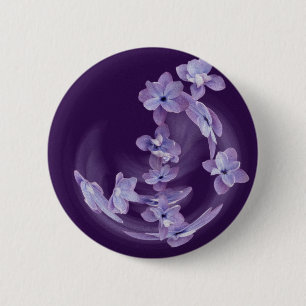 Badge Rond 5 Cm Lilas en cercle