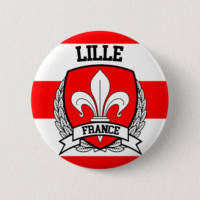 Badge Rond 5 Cm Lille (Devant)
