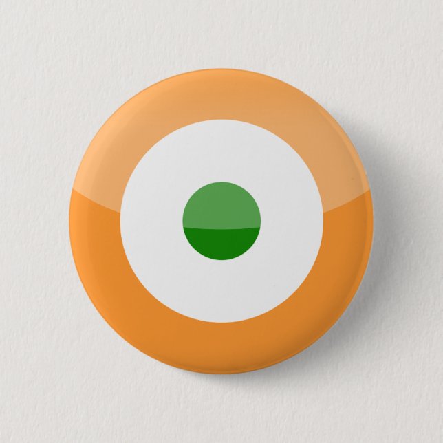 Badge Rond 5 Cm l'Inde (Devant)