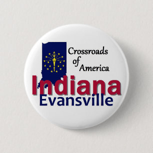 BADGE ROND 5 CM L'INDIANA