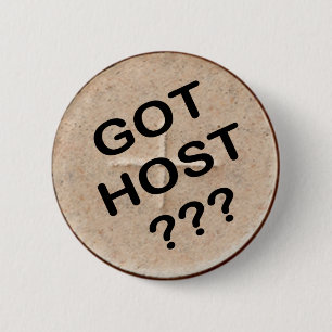 Badge Rond 5 Cm L'infâme "a obtenu le centre serveur ?" bouton