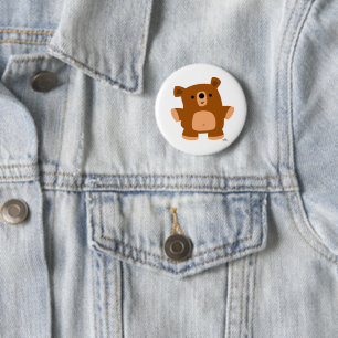 Badge Rond 5 Cm L'insigne du bouton du petit ours