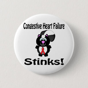 Badge Rond 5 Cm L'insuffisance cardiaque congestive pue la sensibi
