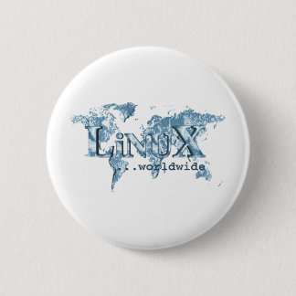 Badge Rond 5 Cm Linux dans le monde entier