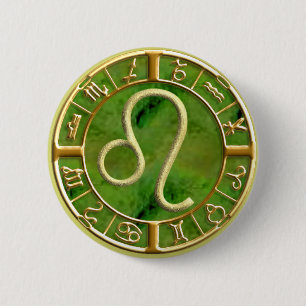 Badge Rond 5 Cm Lion