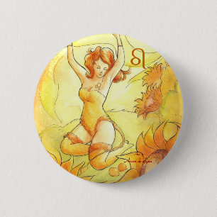 Badge Rond 5 Cm Lion