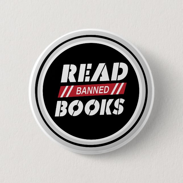 Badge Rond 5 Cm Lire les livres interdits (Devant)