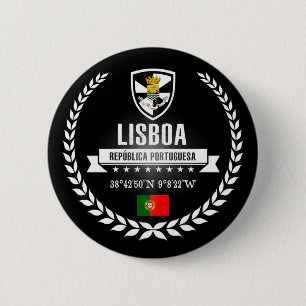 Badge Rond 5 Cm Lisboa