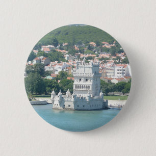 Badge Rond 5 Cm Lisbonne, Portugal
