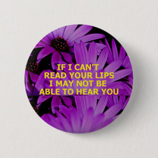 Badge Rond 5 Cm LISEZ les LÈVRES - customisées