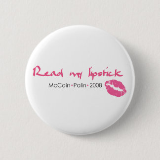 Badge Rond 5 Cm lisez ma goupille de rouge à lèvres