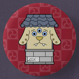 Badge Rond 5 Cm Little Nurikabe Yokai
