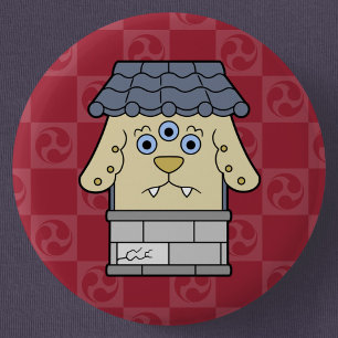 Badge Rond 5 Cm Little Nurikabe Yokai