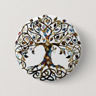 Badge Rond 5 Cm Living Tree
