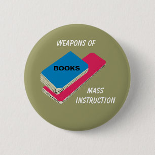 Badge Rond 5 Cm LIVRES - bouton
