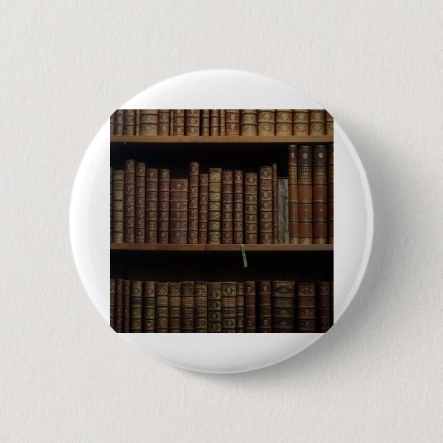 Badge Rond 5 Cm livres couverture bibliothèque ancienne bibliothèq (Devant)