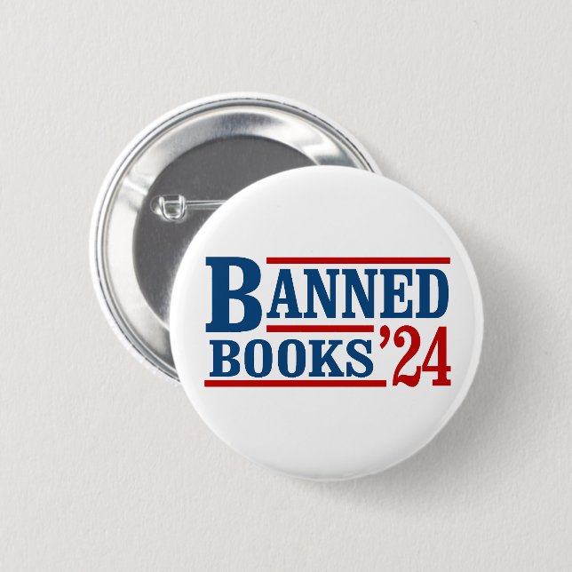 Badge Rond 5 Cm Livres interdits 2024 (Devant & derrière)