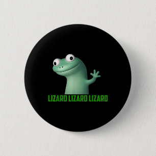 Badge Rond 5 Cm Lizard Mème Lizard Lizard Lizard Lizard Drôle Grap