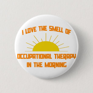Badge Rond 5 Cm L'odeur de thérapie du matin