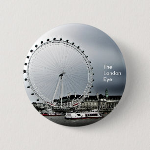 Badge Rond 5 Cm L'oeil de Londres