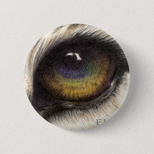 Badge Rond 5 Cm L'oeil du tigre
