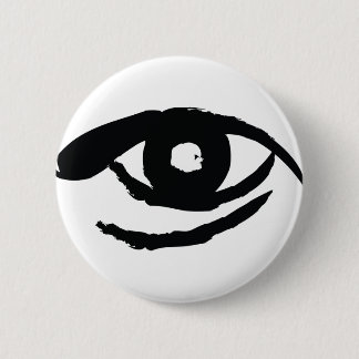 Badge Rond 5 Cm L'oeil éclairé