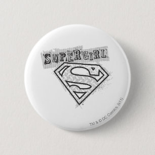 Badge Rond 5 Cm Logo 1 de Supergirl