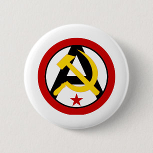 Badge Rond 5 Cm logo Anarcho-communiste