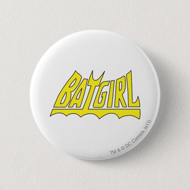 Badge Rond 5 Cm Logo Batgirl (Devant)