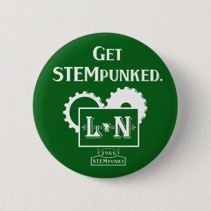 Badge Rond 5 Cm Logo + Bouton de slogan